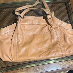 Hogan Tan Leather Shoulder Bag